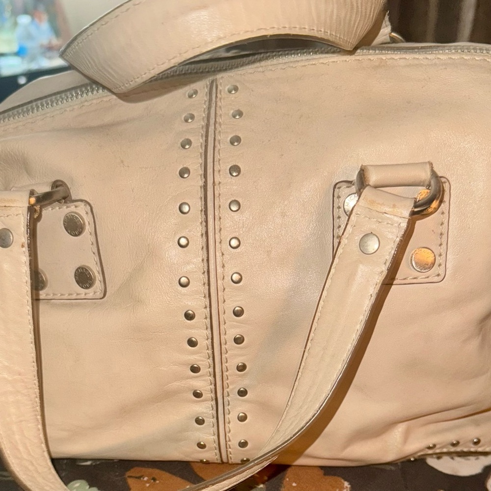MICHAEL Michael Kors Cream Satchel